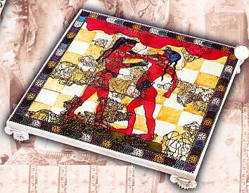 Chessboard -<BR><i>Minoan Boxing Boys</i>